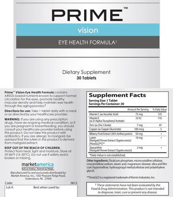 Prime Vision - supplement