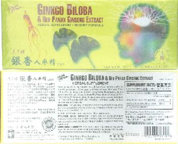 Prince Of Peace Ginkgo Biloba & Red Panax Ginseng Extract - herbal supplement
