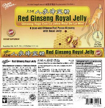 Prince Of Peace Red Ginseng Royal Jelly - supplement