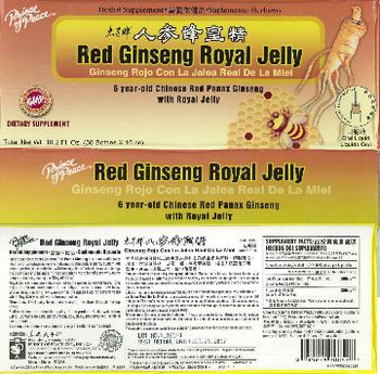 Prince Of Peace Red Ginseng Royal Jelly - supplement