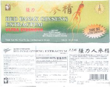 Prince Of Peace Red Panax Ginseng Extractum Ultra Strength - supplement