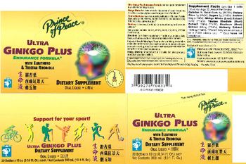 Prince Of Peace Ultra Gingko Plus Endurance Formula - supplement