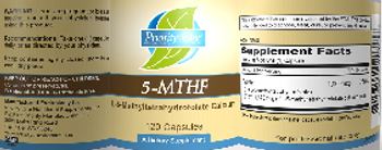 Priority One Nutritional Supplements 5-MTHF - supplement