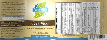 Priority One Nutritional Supplements Oxi-Plus - supplement