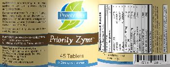 Priority One Nutritional Supplements Priority Zyme - supplement