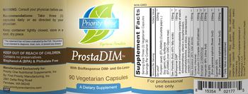 Priority One Nutritional Supplements ProstaDIM - supplement