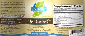 Priority One Nutritional Supplements SIBO-MMC - supplement