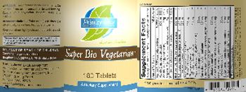 Priority One Nutritional Supplements Super Bio Vegetarian - supplement