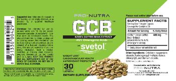 Pro-Nutra GCB - supplement