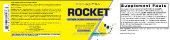 Pro-Nutra Rocket Blueberry Lemonade - supplement