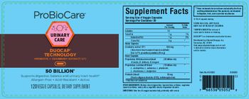 ProBioCare Urinary Care - supplement