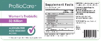 ProBioCare Women's Probiotic 50 Billion - supplement