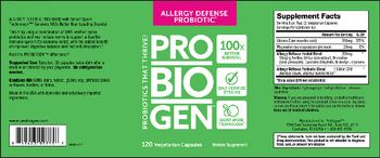 ProBioGen Allergy Defense Probiotic - supplement