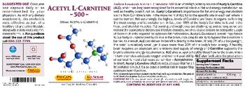 ProCaps Laboratories Acetyl L-Carnitine 500 - supplement