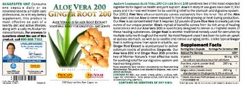 ProCaps Laboratories Aloe Vera 200 Ginger Root 200 - supplement
