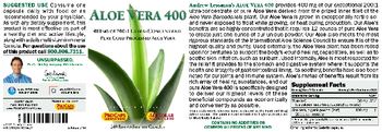 ProCaps Laboratories Aloe Vera 400 - supplement