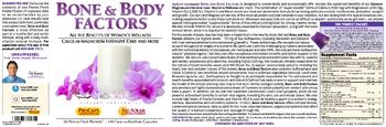 ProCaps Laboratories Bone & Body Factors - supplement
