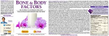 ProCaps Laboratories Bone & Body Factors - supplement