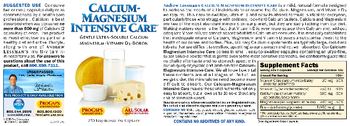 ProCaps Laboratories Calcium-Magnesium Intensive Care - supplement