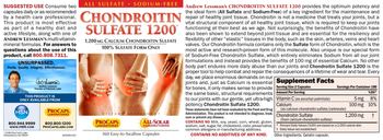 ProCaps Laboratories Chondroitin Sulfate 1200 - supplement