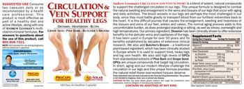 ProCaps Laboratories Circulation & Vein Support For Healthy Legs - supplement