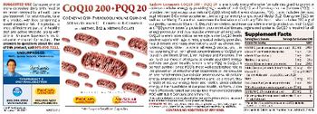 ProCaps Laboratories CoQ10 200 + PQQ 20 - supplement