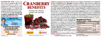 ProCaps Laboratories Cranberry Benefits - supplement
