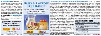 ProCaps Laboratories Dairy & Lactose Tolerance - supplement