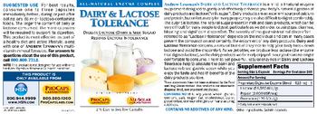 ProCaps Laboratories Dairy & Lactose Tolerance - supplement