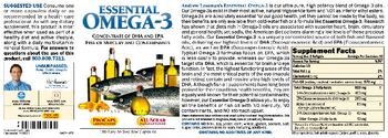 ProCaps Laboratories Essential Omega-3 - these statements have not been evaluated by the food and drug administration this product is not int