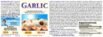 ProCaps Laboratories Garlic - supplement