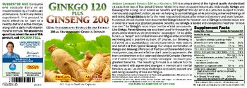 ProCaps Laboratories Ginkgo 120 Plus Ginseng 200 - supplement