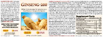 ProCaps Laboratories Ginseng-200 - supplement