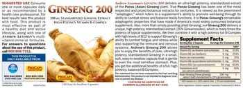 ProCaps Laboratories Ginseng 200 - supplement