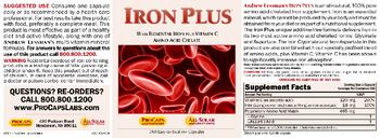 ProCaps Laboratories Iron Plus - supplement