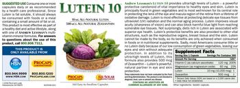 ProCaps Laboratories Lutein 10 - supplement