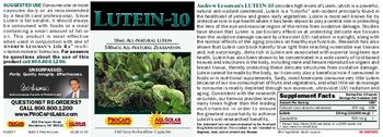 ProCaps Laboratories Lutein-10 - supplement