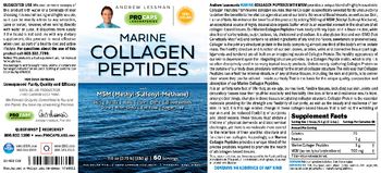 ProCaps Laboratories Marine Collagen Peptides with MSM - supplement