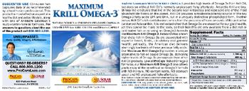 ProCaps Laboratories Maximum Krill Omega-3 - supplement