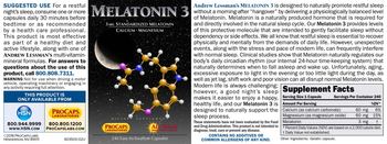ProCaps Laboratories Melatonin-3 - supplement