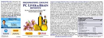 ProCaps Laboratories Phosphatidyl Choline PC Liver & Brain Benefits - supplement