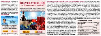 ProCaps Laboratories Resveratrol-100 With Pomegranate 40:40 - supplement