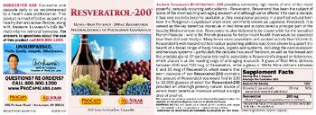 ProCaps Laboratories Resveratrol-200 - supplement