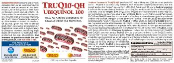 ProCaps Laboratories TruQ10-QH Ubiquinol 100 - supplement