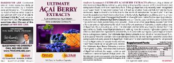 ProCaps Laboratories Ultimate Acai Berry Extracts - supplement