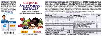 ProCaps Laboratories Ultimate Anti-Oxidant Extracts - supplement