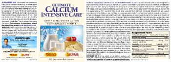 ProCaps Laboratories Ultimate Calcium Intensive Care - supplement