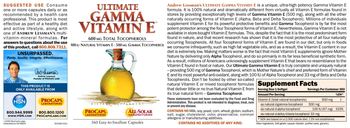 ProCaps Laboratories Ultimate Gamma Vitamin E - supplement