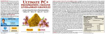ProCaps Laboratories Ultimate PC+ Phosphatidyl Choline Liver & Brain Granules - supplement