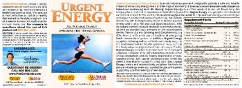 ProCaps Laboratories Urgent Energy - supplement